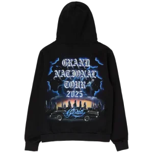 Kendrick Lamar Hoodie Gloria - Oversized Black hoodie with kangaroo pockets