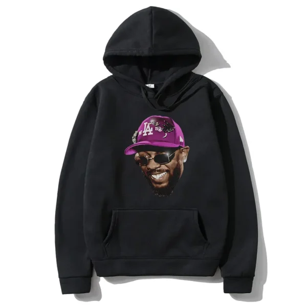 Kendrick Lamar Hoodie Big Head Graphic – With bold big head graphic print
